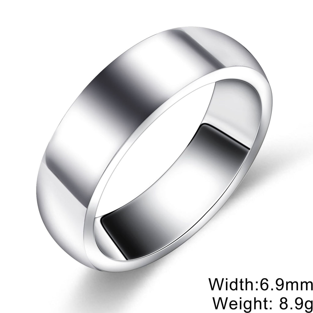 Titanium Steel Ring For Women Polished Surface