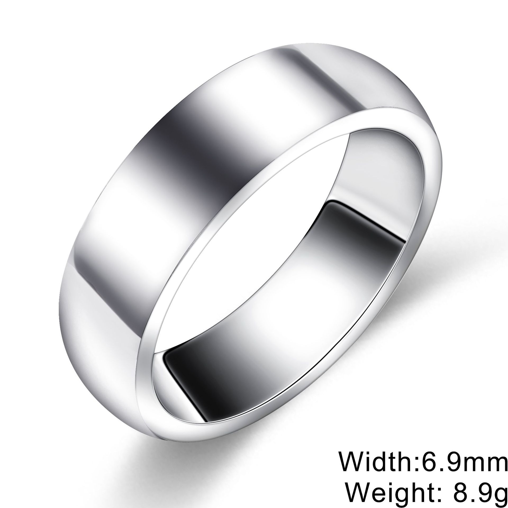 Titanium Steel Ring For Women Polished Surface