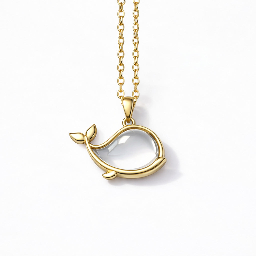 New Niche Cute Folding Necklace