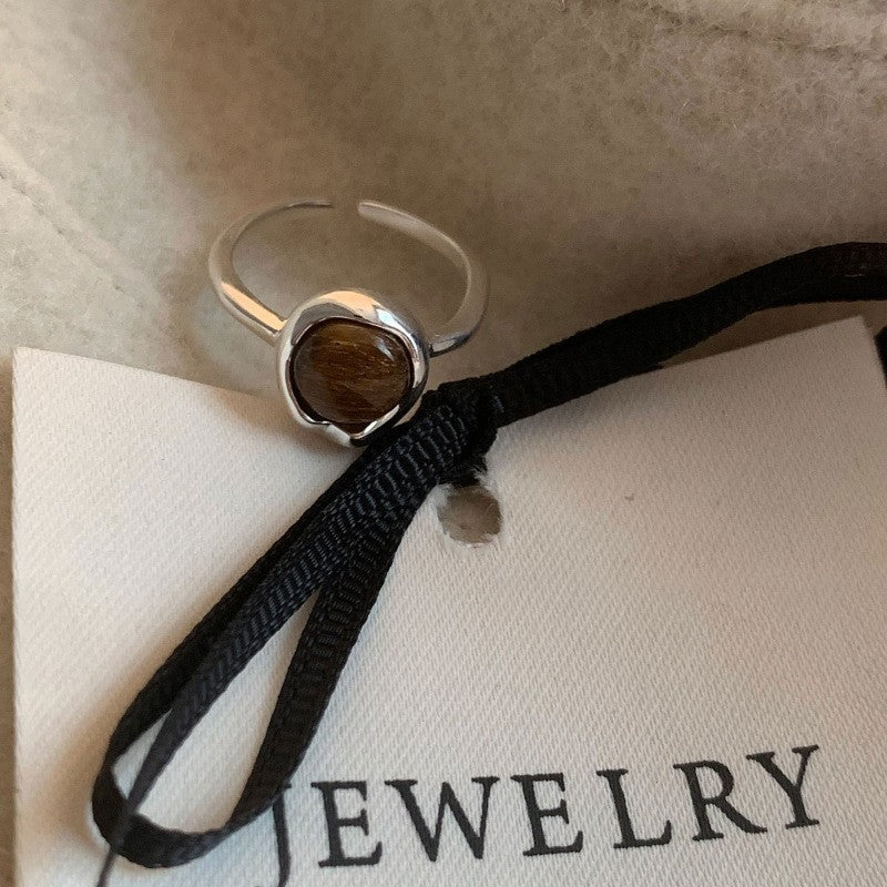 Unregelmäßige Stapelringe aus 925er Sterlingsilber für Damen
