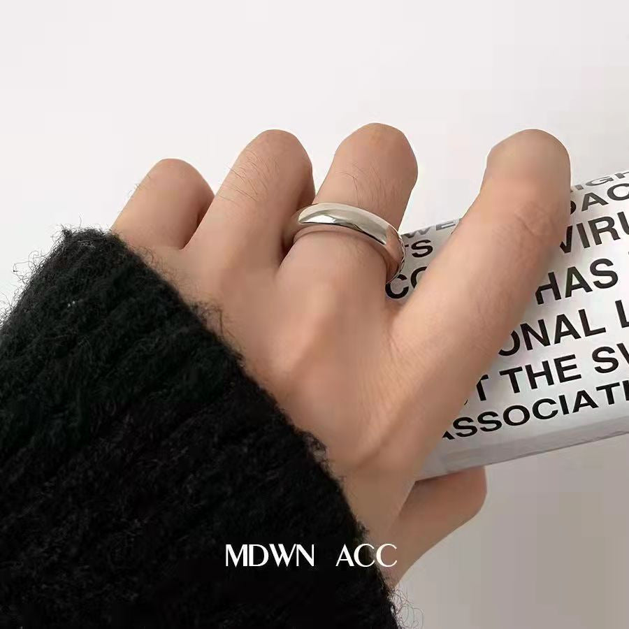 Mondstein Minimalistischer Ring, Luxuriöses Verstellbares Band für Frauen