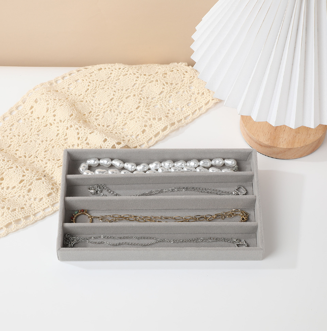Jewelry Storage Box-Full Exclusion Clause-Beige-1 piece