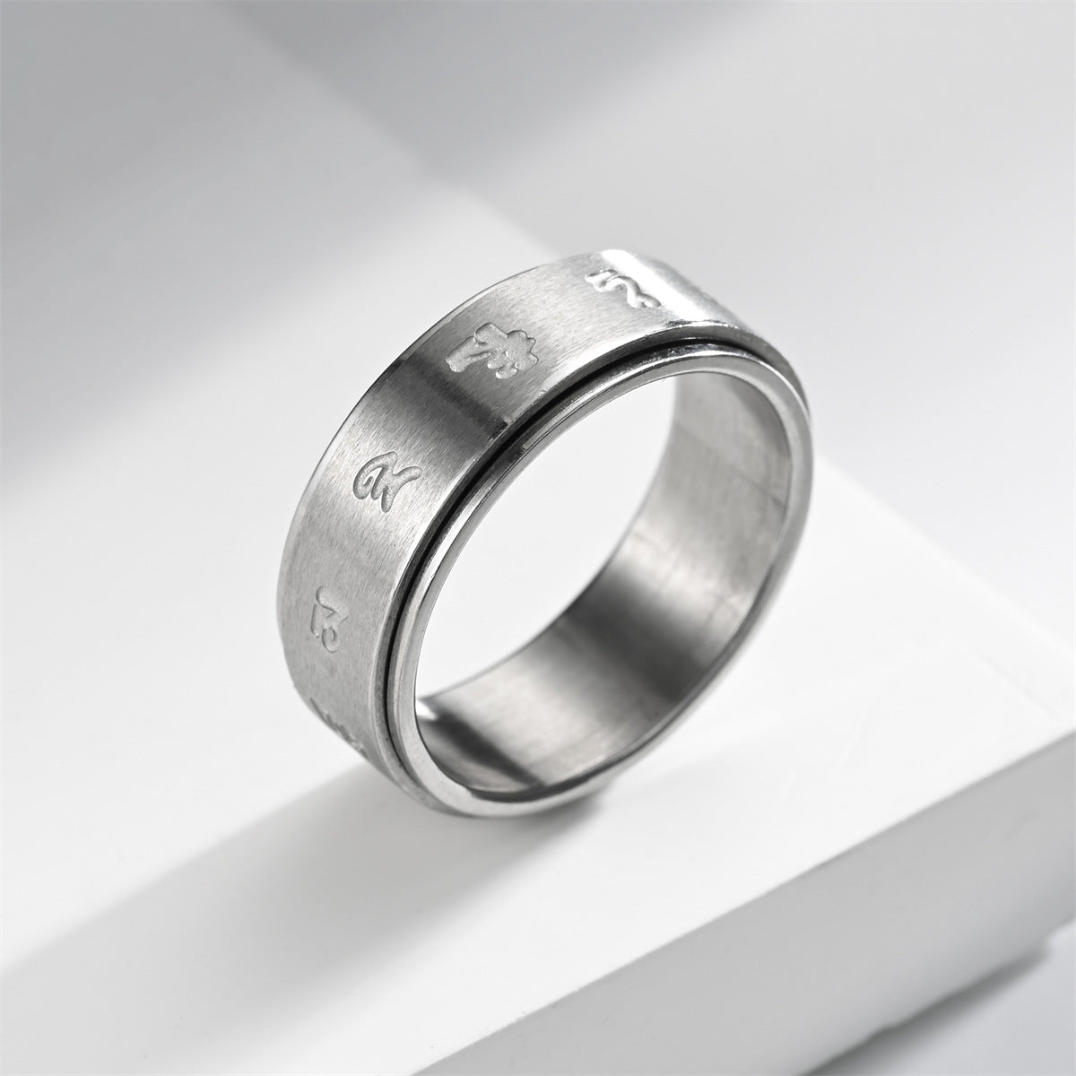 Rotierender Herrenring aus Titanstahl