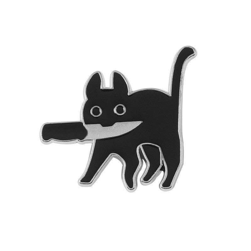 Cartoon Cute Cat-shaped Brooch