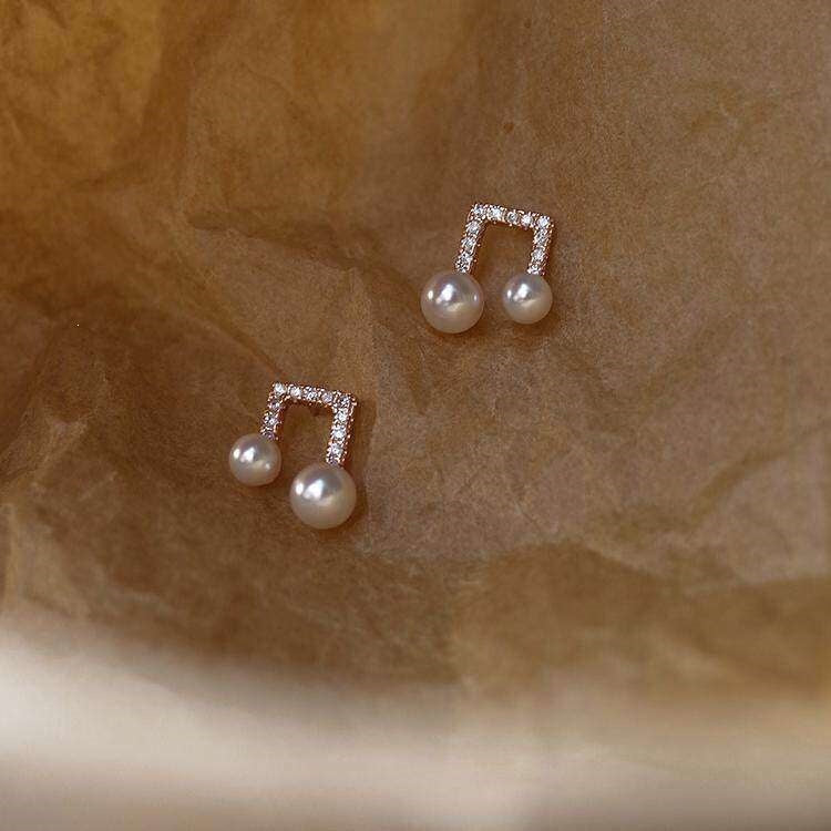 Movement Notes Pearl Earrings Women