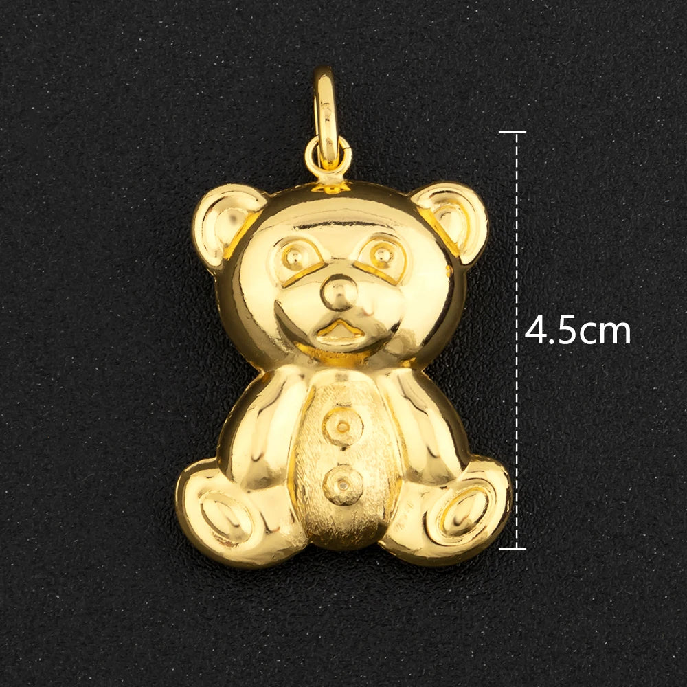 Gold Color Hip Hop Personality Pendant African Map Mermaid Dollar Euro Shape Pendant Party Jewelry Birthday Gifts
