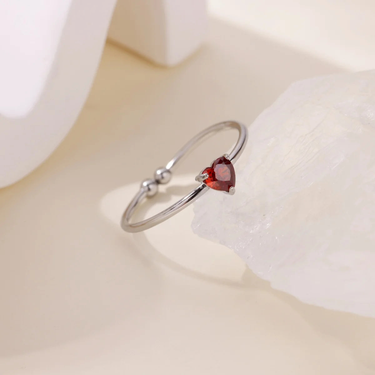 2025 Geburt Bunte Zirkonia Herz Öffnungsringe für Frauen Mode Zierliche Edelstahl Prinzessin Ring Schmuck Hochzeit Geschenk