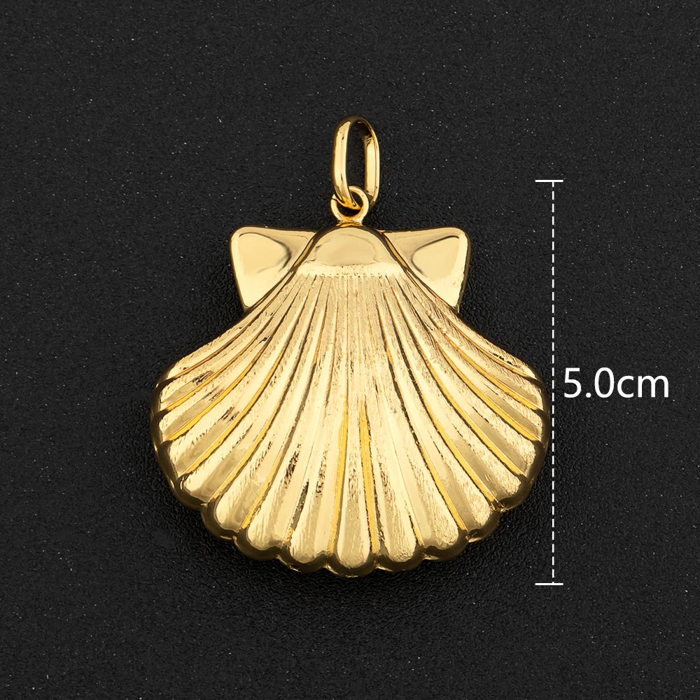 Hip Hop Personality Pendant Gold Color African Map Mermaid Dollar Euro Shape Pendant for Women Men Luxury Copper Chain Jewelry