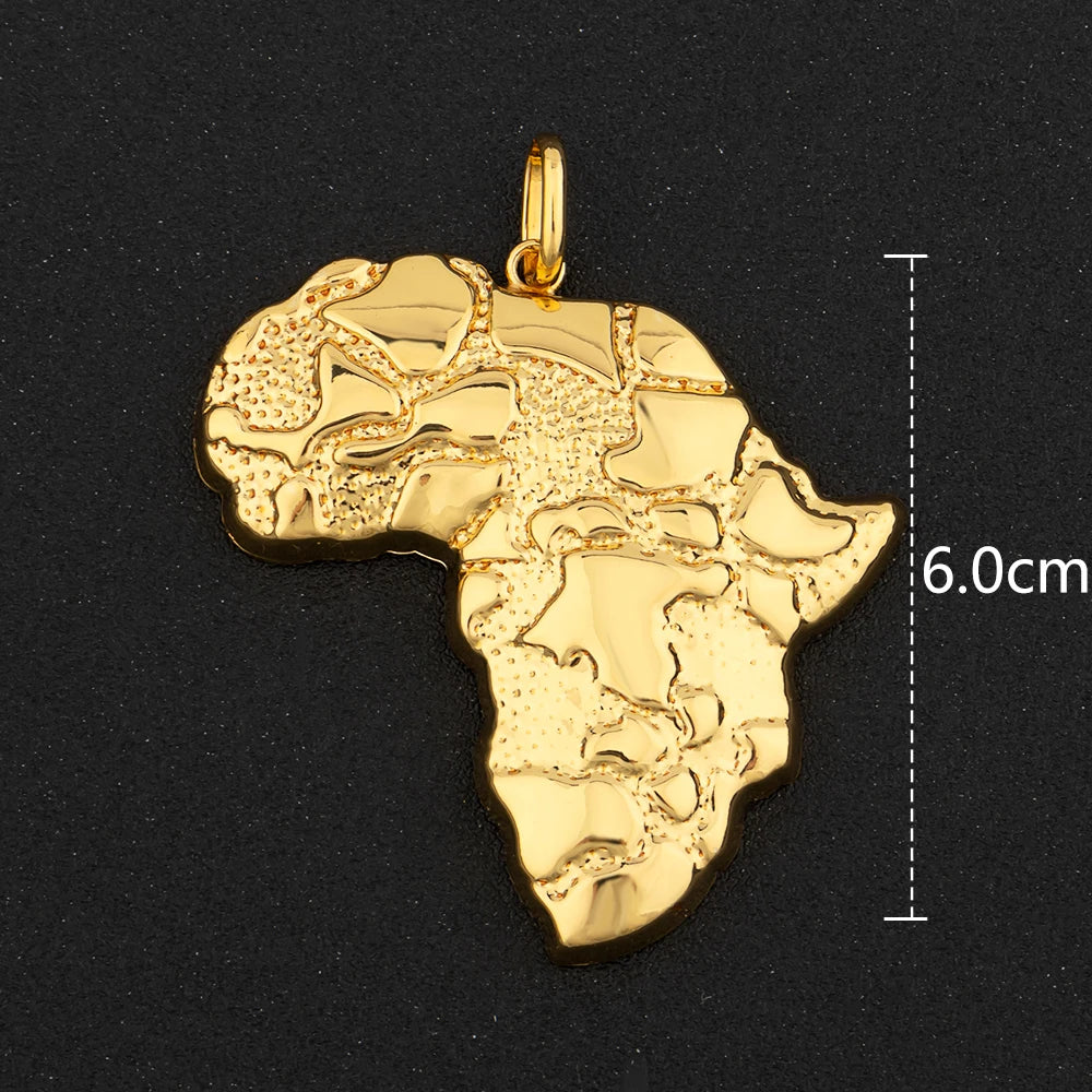 Goldfarbe Hip Hop Persönlichkeit Anhänger Afrikanische Karte Meerjungfrau Dollar Euro Form Anhänger Party Schmuck Geburtstagsgeschenke