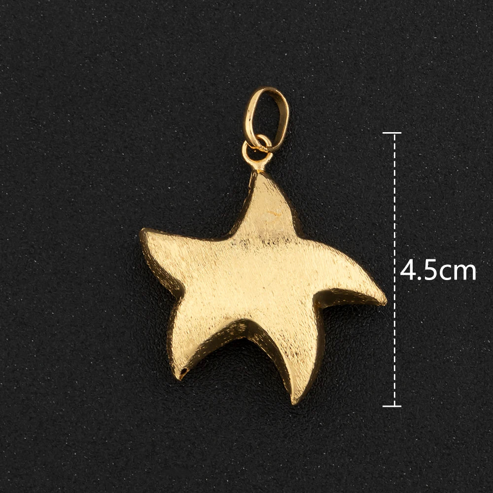 Gold Color Hip Hop Personality Pendant African Map Mermaid Dollar Euro Shape Pendant Party Jewelry Birthday Gifts