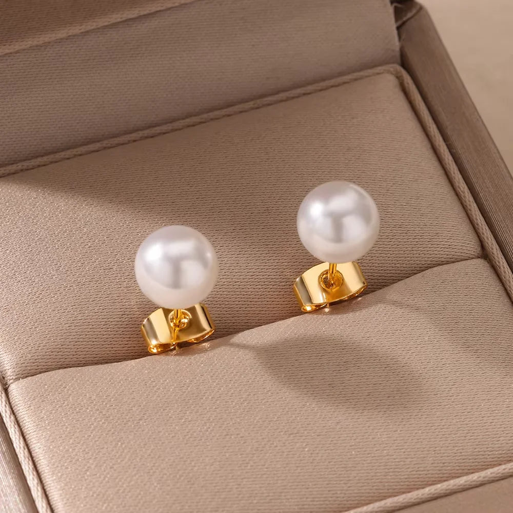 Pendientes de acero inoxidable con flor geométrica para mujer, aretes dulces con forma de girasol, chapados en oro, joyería para perforación de orejas, accesorios de boda, regalos