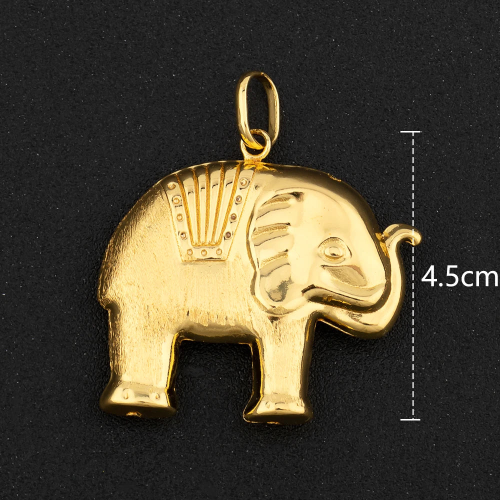 Gold Color Hip Hop Personality Pendant African Map Mermaid Dollar Euro Shape Pendant Party Jewelry Birthday Gifts