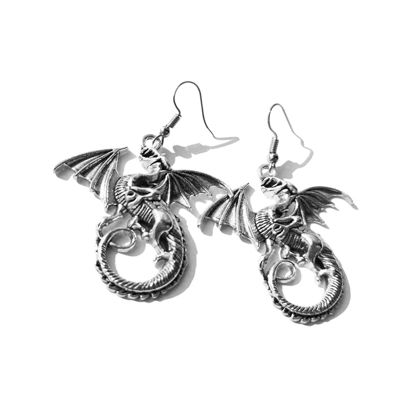 50 Stilvolle Ohrringe für Frauen, Fashion Punk Ohrhänger, einfache coole süße Schmuckstücke, individuelle handgemachte Mädchen Snake Cross Animal