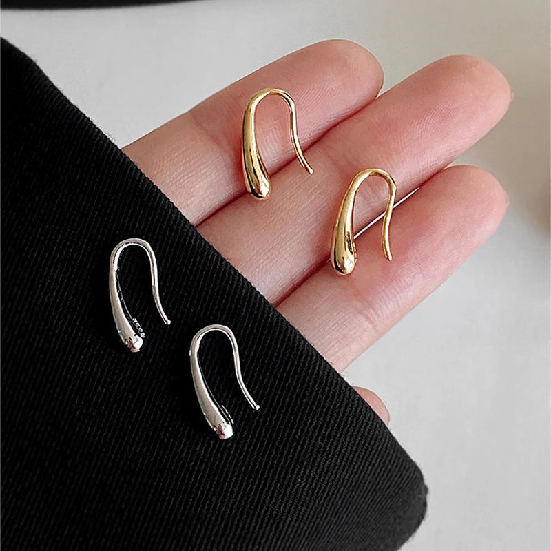 925 Sterlingsilber Wassertropfen Ohrringe für Damen  Einfaches Temperament Ins Retro Schmuck Party Geburtstagsgeschenke