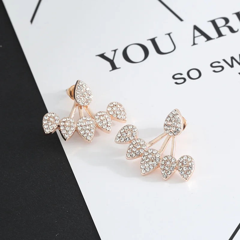 Pendientes pequeños coreanos con forma de margarita dulce para mujer, con circonitas, diseño de flores, pendientes de moda para niñas, regalo de joyería para fiesta