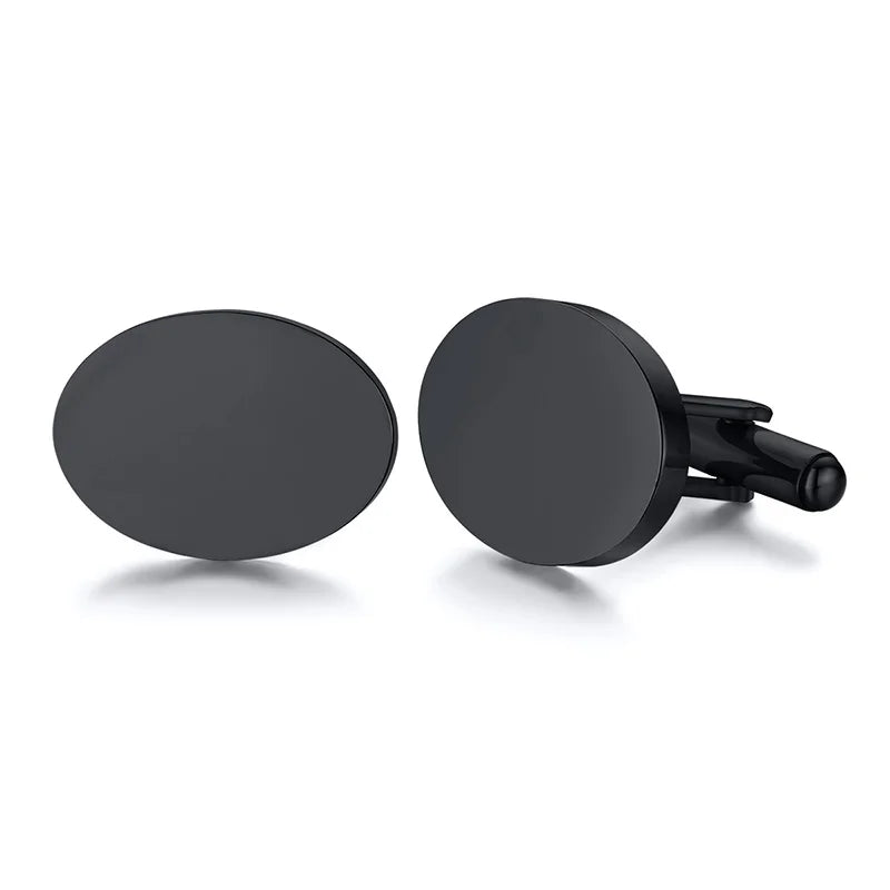 Personalized Man Cufflinks Stainless Steel Shirt Cuff Button Custom Wedding Gifts Mens Cufflinks