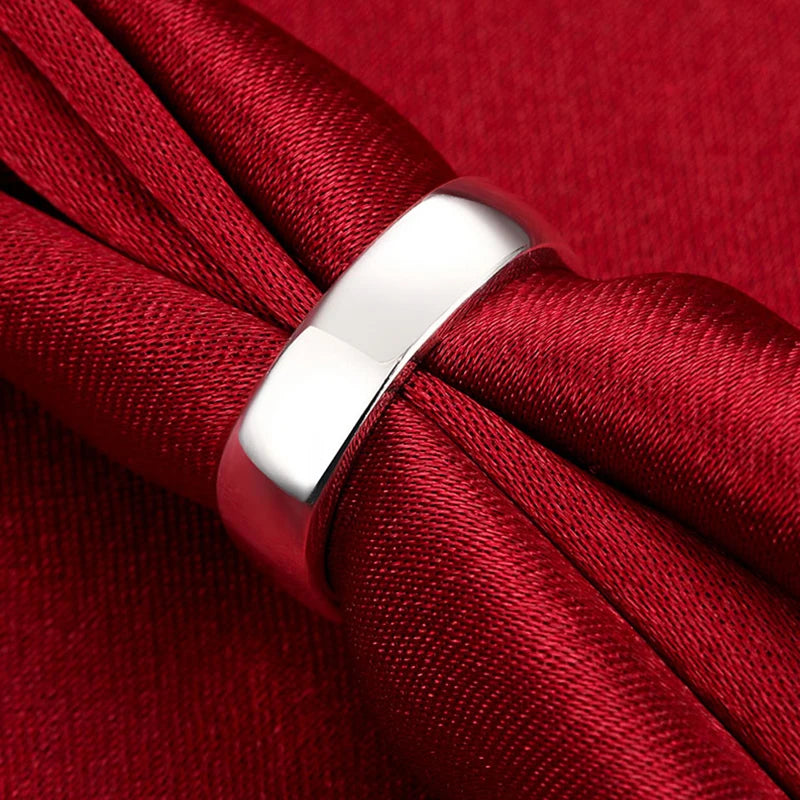 Aravant 925er Sterlingsilber quadratische Ohrringe Ringe Halskette Armband Set für Damen Partyschmuck Weihnachtsgeschenk