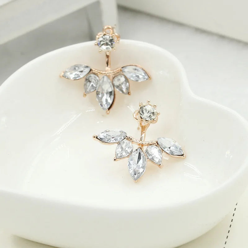 Pendientes pequeños coreanos con forma de margarita dulce para mujer, con circonitas, diseño de flores, pendientes de moda para niñas, regalo de joyería para fiesta