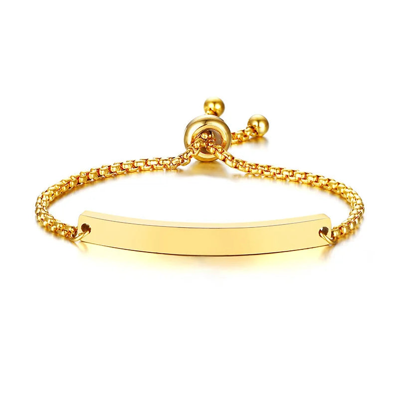 Personalisierte Armbänder mit Gravur für Namen und Geburtsdatum, persönliches Geburtstagsgeschenk für kleine Jungen und Mädchen, Edelstahlarmband
