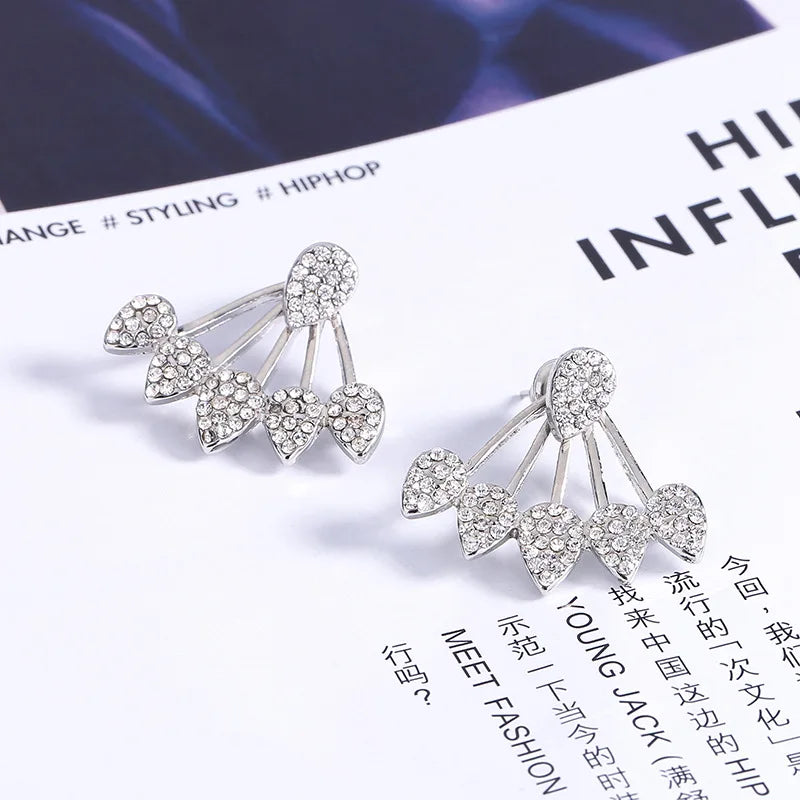 Pendientes pequeños coreanos con forma de margarita dulce para mujer, con circonitas, diseño de flores, pendientes de moda para niñas, regalo de joyería para fiesta