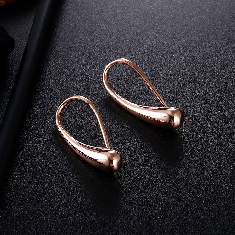 Aravant 925er Silber Ohrringe für Damen Wassertropfen Gold Ohrringe Mode Hochzeitsschmuck Geschenke