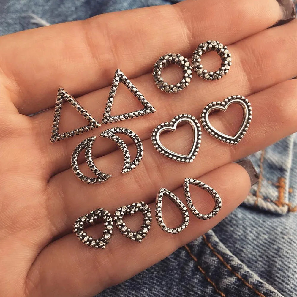 Böhmische Muschel-Seestern-Ohrhänger-Set für Damen, Sommer, Strand, Perlen-Muschel-Ohrringe, Geometrische Ohrringe, Mädchen, Modeschmuck