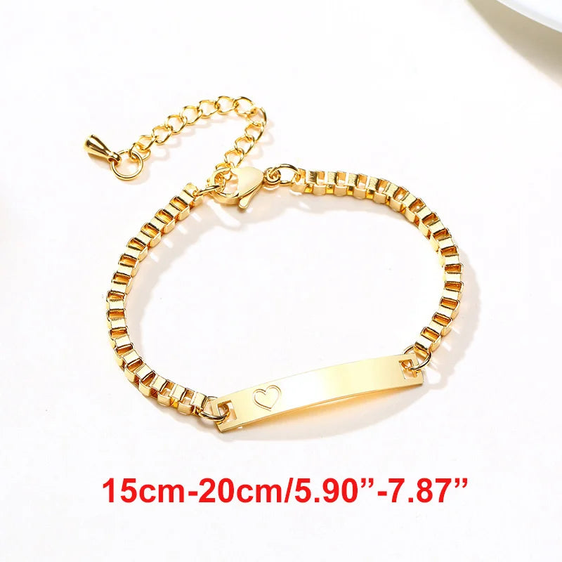 Personalisierte Gravur-Armbänder mit Geburtsdatum, persönliches Geburtstagsgeschenk, Edelstahlarmband