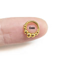 1pc 316L Surgical Steel  Septum Clicker Ear Cartilage Helix Tragus Faux Daith Earring Hoop Body  Piercing Jewelry Nose Ring