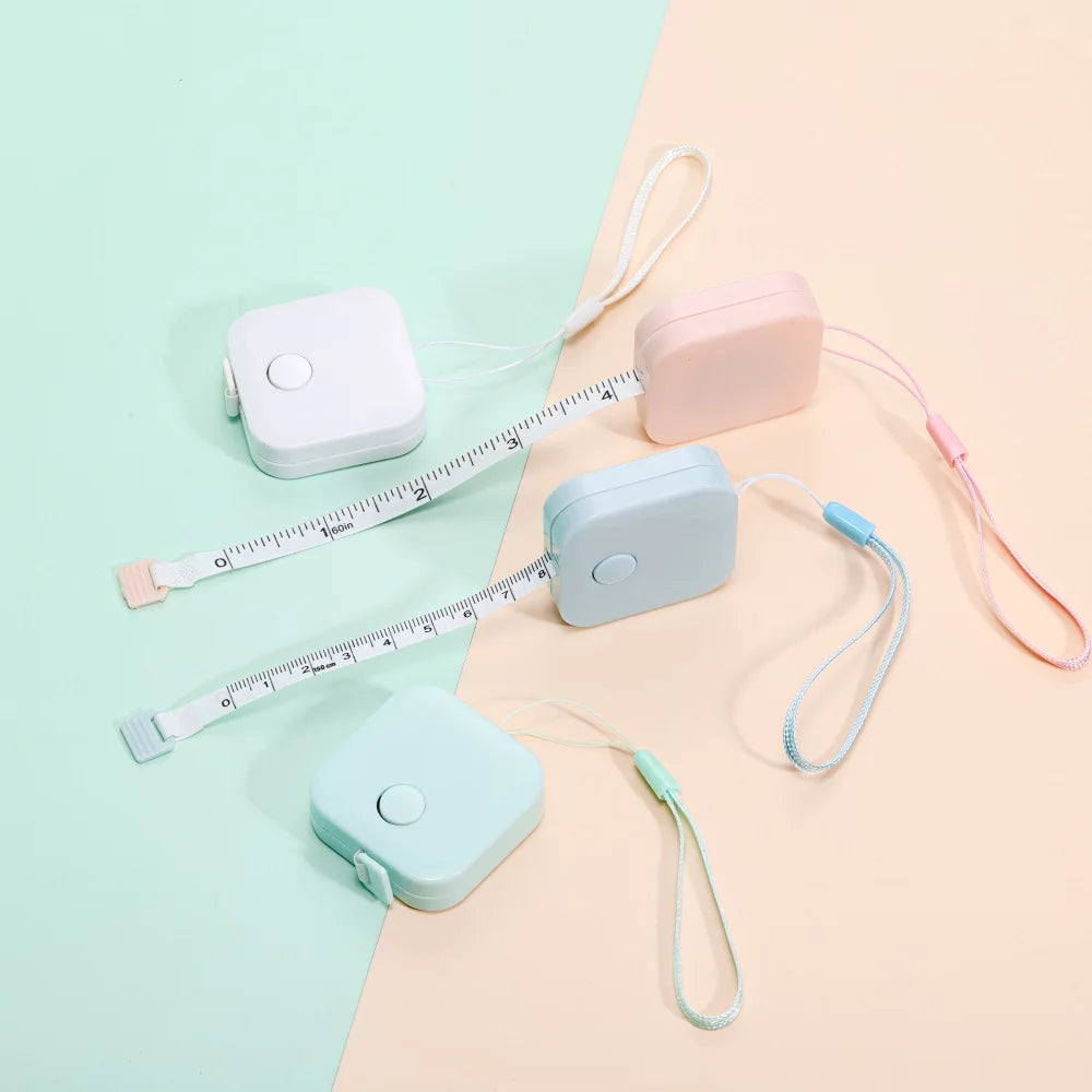 1 unidad de cinta métrica portátil de 150 cm/60 pulgadas, regla Macaron, regla de altura para niños, cinta métrica de centímetros para herramientas de manualidades de joyería DIY