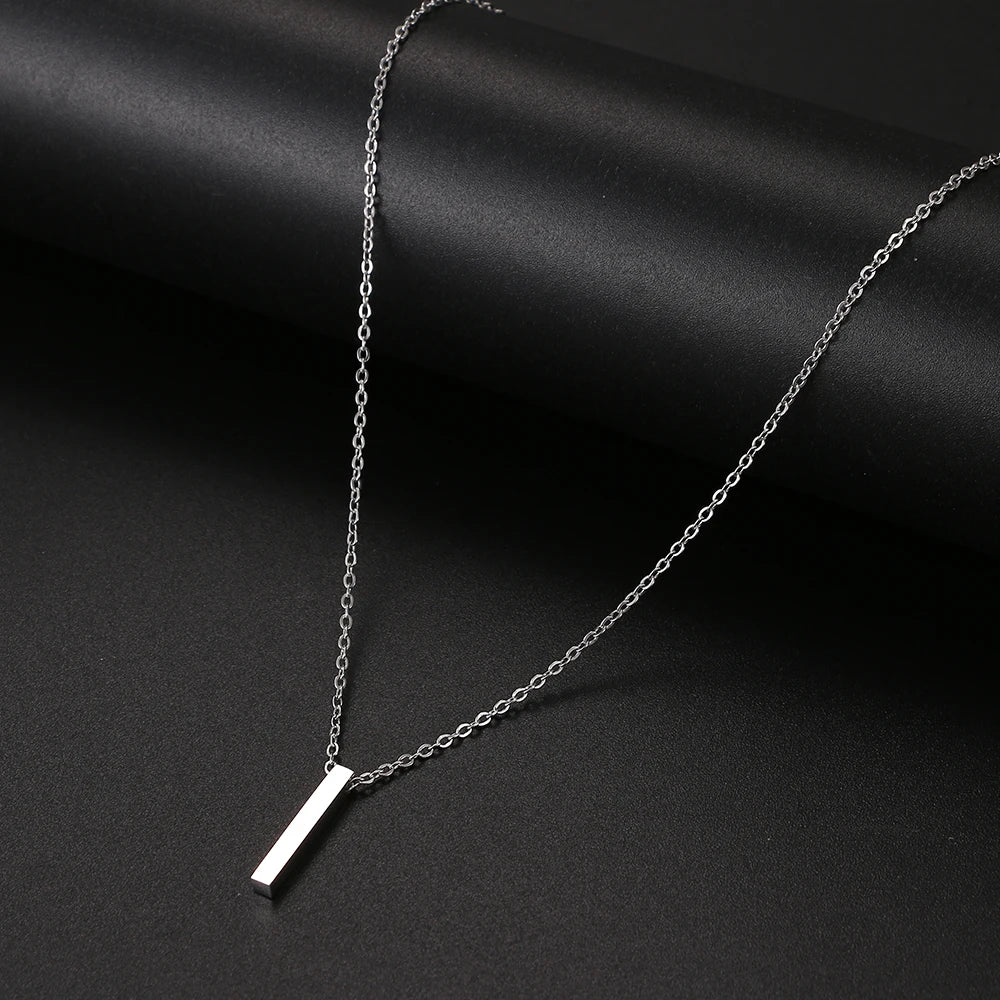 Stainless Steel Necklaces Minimalism Classic Fashion Style Men Chain Necklace For Women Jewelry Collar Pendant Gifts NEW
