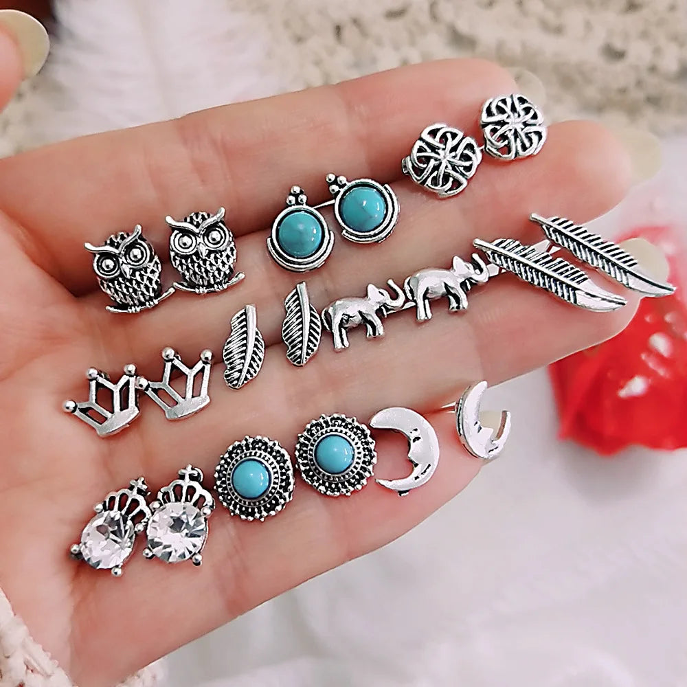 Böhmische Muschel-Seestern-Ohrhänger-Set für Damen, Sommer, Strand, Perlen-Muschel-Ohrringe, Geometrische Ohrringe, Mädchen, Modeschmuck