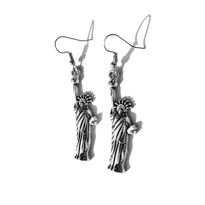 50 Stilvolle Ohrringe für Frauen, Fashion Punk Ohrhänger, einfache coole süße Schmuckstücke, individuelle handgemachte Mädchen Snake Cross Animal