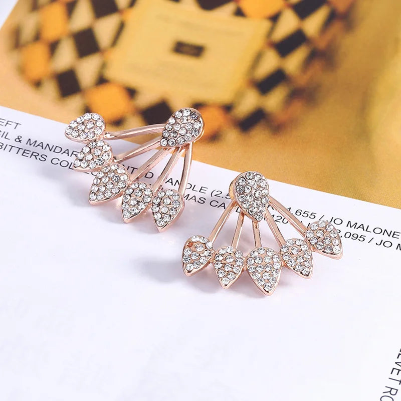 Pendientes pequeños coreanos con forma de margarita dulce para mujer, con circonitas, diseño de flores, pendientes de moda para niñas, regalo de joyería para fiesta
