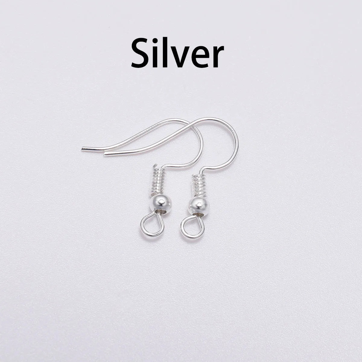 100 unidades 17x20mm Fornituras para Pendientes Cierres Ganchos Accesorios para Fabricación de Joyas DIY Ganchos de Aleación para Pendientes Accesorios