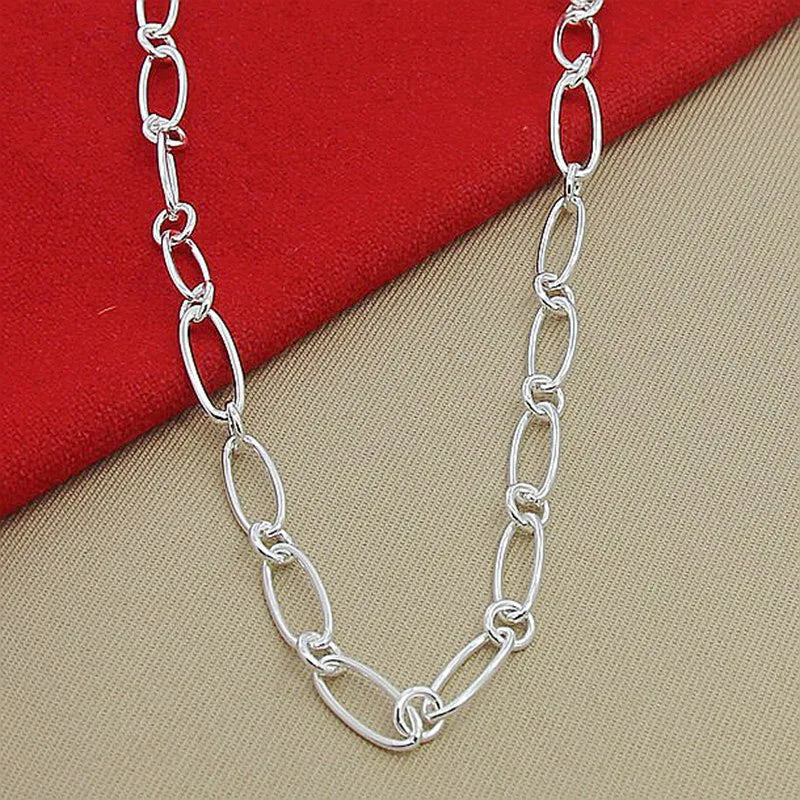 Aravant Collar de Cadena Simple de Plata 925 para Mujer Accesorios de Joyería de Moda