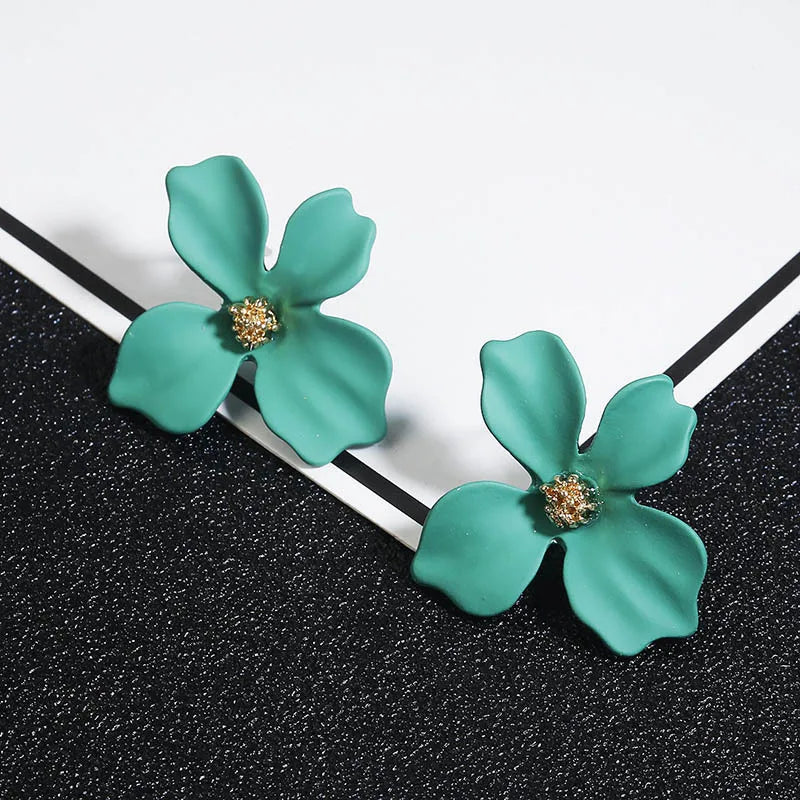 Koreanische niedliche kleine Blumen-Ohrstecker für Damen, frische und süße Statement-Ohrringe, Mädchen, Mode-Schmuck 2019
