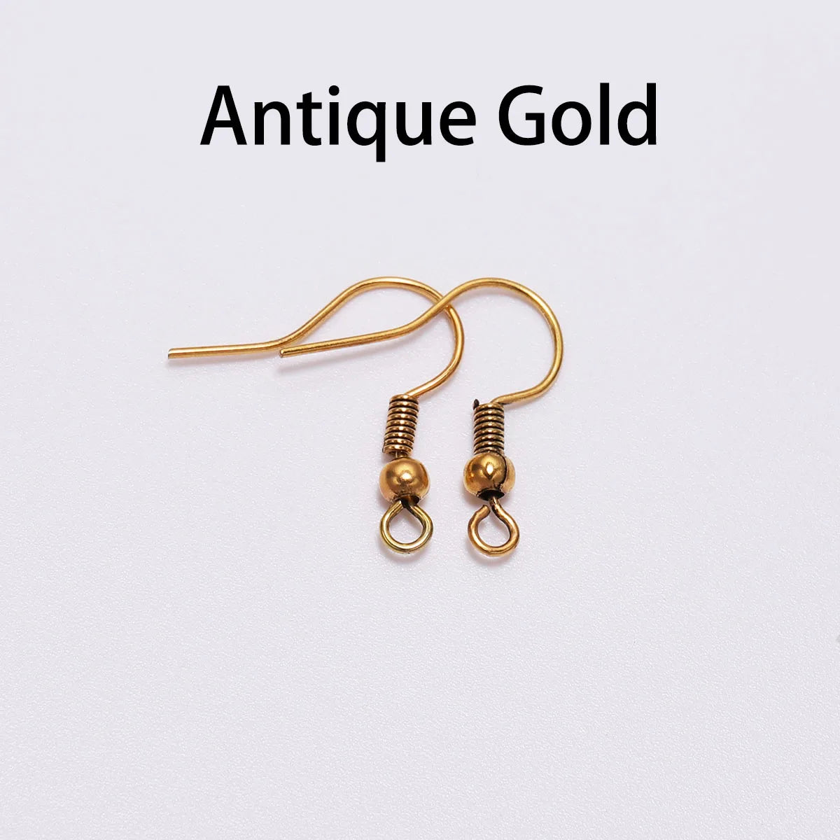 100 unidades 17x20mm Fornituras para Pendientes Cierres Ganchos Accesorios para Fabricación de Joyas DIY Ganchos de Aleación para Pendientes Accesorios