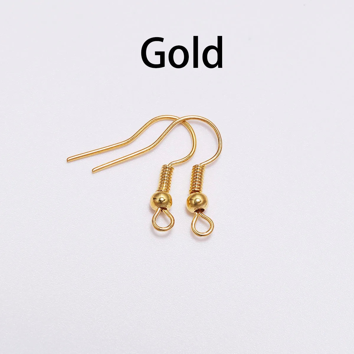 100 unidades 17x20mm Fornituras para Pendientes Cierres Ganchos Accesorios para Fabricación de Joyas DIY Ganchos de Aleación para Pendientes Accesorios