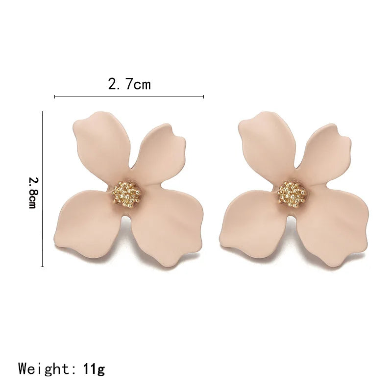 Koreanische niedliche kleine Blumen-Ohrstecker für Damen, frische und süße Statement-Ohrringe, Mädchen, Mode-Schmuck 2019