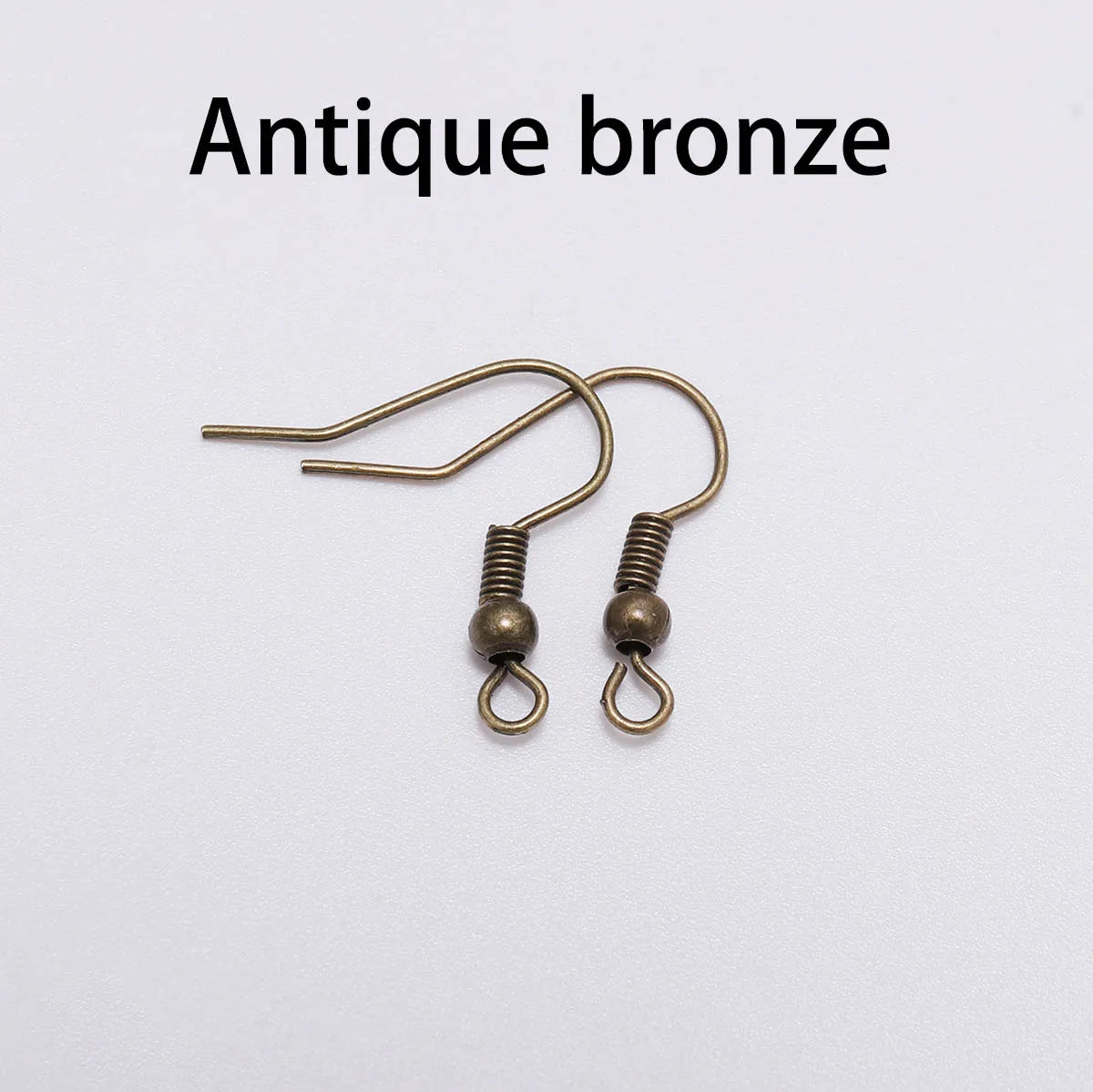 100 unidades 17x20mm Fornituras para Pendientes Cierres Ganchos Accesorios para Fabricación de Joyas DIY Ganchos de Aleación para Pendientes Accesorios