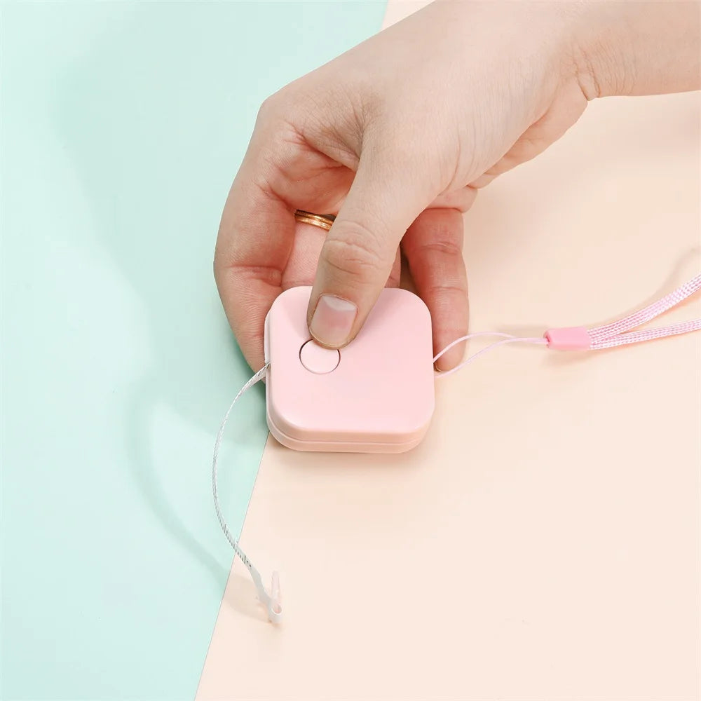 1 unidad de cinta métrica portátil de 150 cm/60 pulgadas, regla Macaron, regla de altura para niños, cinta métrica de centímetros para herramientas de manualidades de joyería DIY