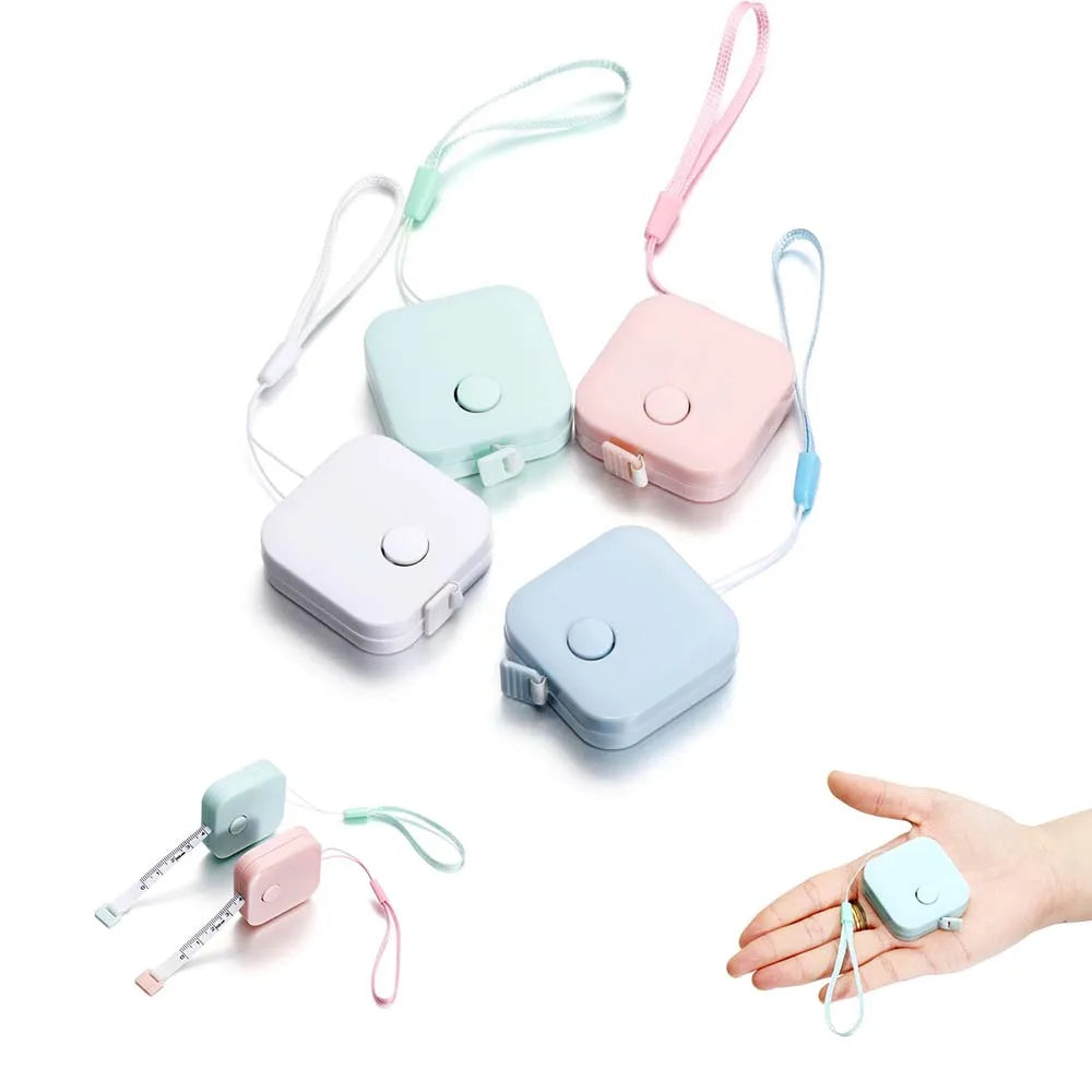 1 unidad de cinta métrica portátil de 150 cm/60 pulgadas, regla Macaron, regla de altura para niños, cinta métrica de centímetros para herramientas de manualidades de joyería DIY