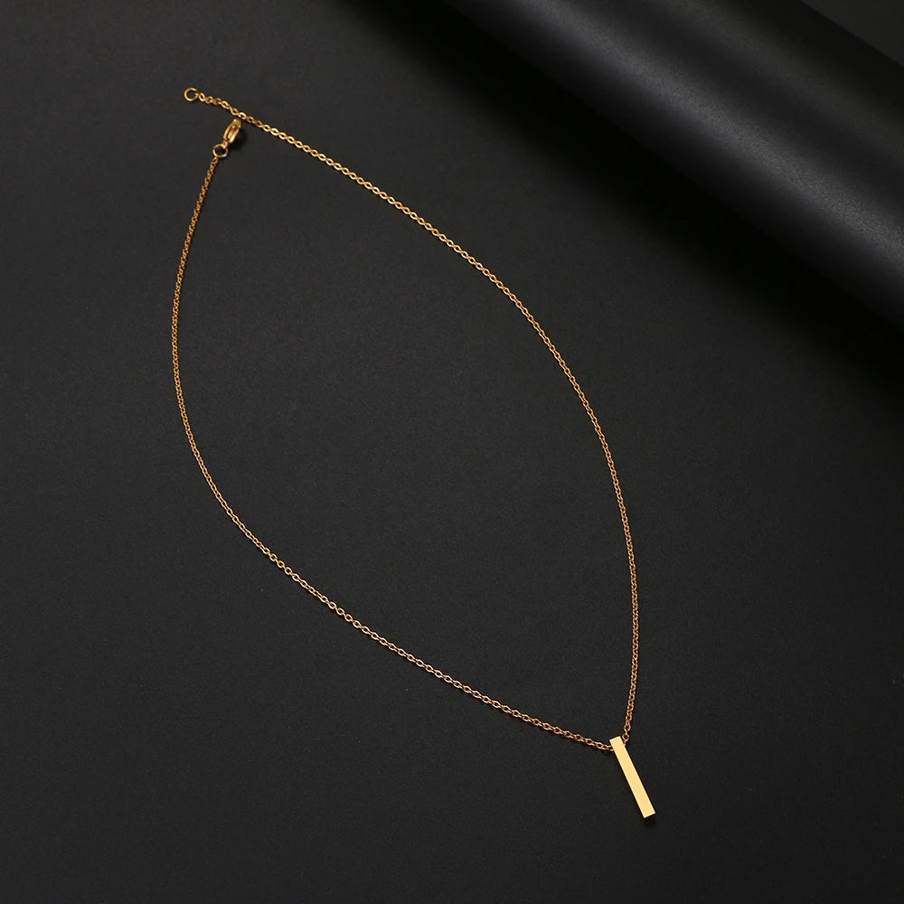 Stainless Steel Necklaces Minimalism Classic Fashion Style Men Chain Necklace For Women Jewelry Collar Pendant Gifts NEW