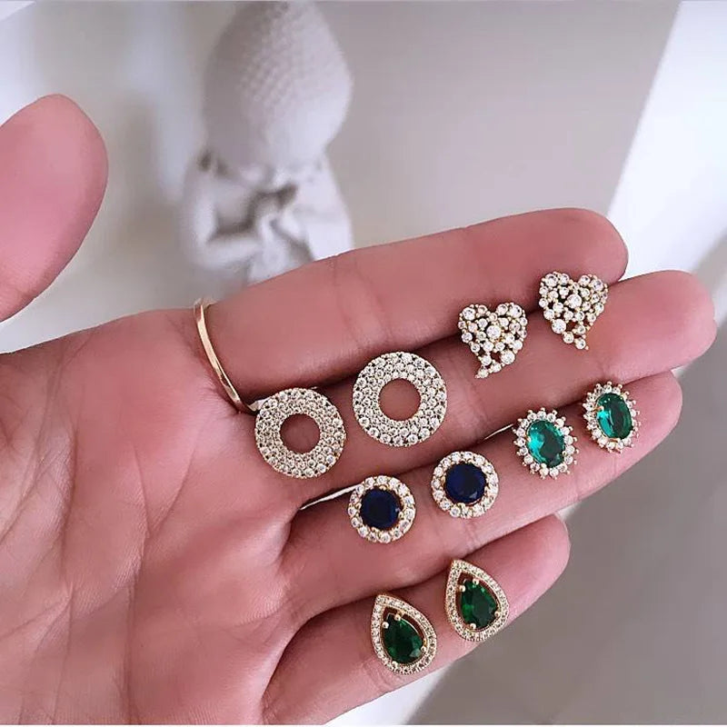Böhmische Muschel-Seestern-Ohrhänger-Set für Damen, Sommer, Strand, Perlen-Muschel-Ohrringe, Geometrische Ohrringe, Mädchen, Modeschmuck