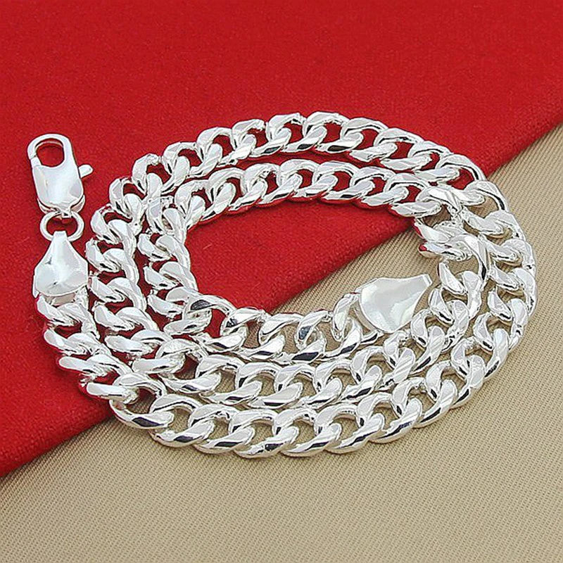 Aravant 925er Silber Schmucksets für Damen Herren seitliche Halsketten Armbänder Schmuck Geschenke