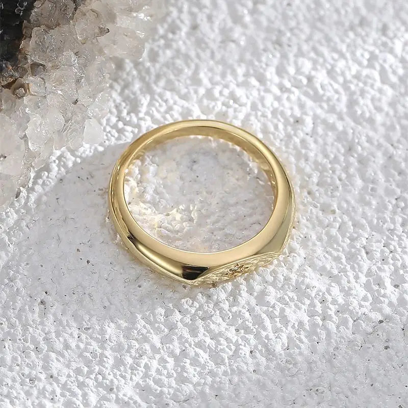 925 Sterling Silber Mode Hochzeit Nordstern Ring für Frauen Cubiz Zirkon Fingerringe Weiblicher Verlobungsschmuck Zubehör