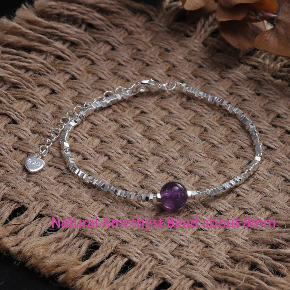 925er Sterlingsilber Sternperlen Armband für Frauen Fragmentiertes Silber Süß Romantisch Vielseitig Trend Schmuck Geschenke Dropshipping