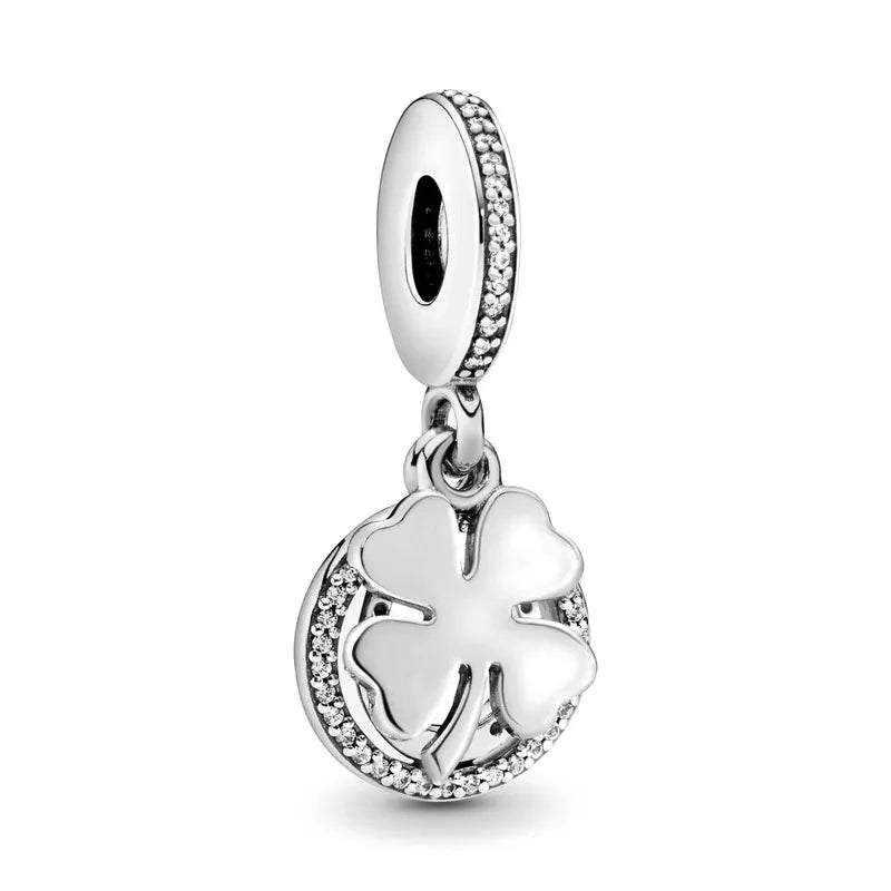 Europäisches Neues 925 Sterling Silber Frühling Neue Rosa Blume Ballon Katze Diy Perlen Charm Passend Europäische S925 Armband Armreifen