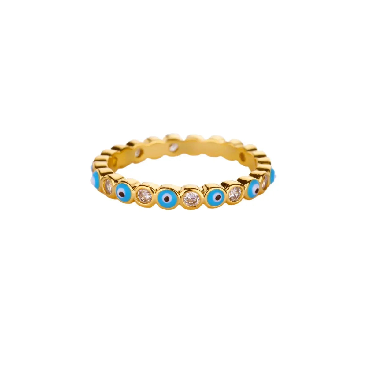 Weiße Zirkon Geometrische Edelstahlringe für Frauen Goldfarbe Verstellbarer Hochzeit Ästhetik Ring Schmuck Geschenk Zubehör