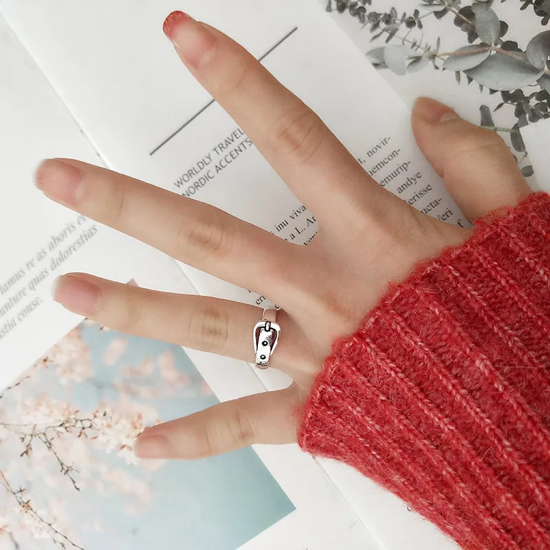 925 Sterlingsilber Gürtel Verstellbare Ringe Hochzeitsverlobungsschmuck für Frauen Accessoires Dropshipping